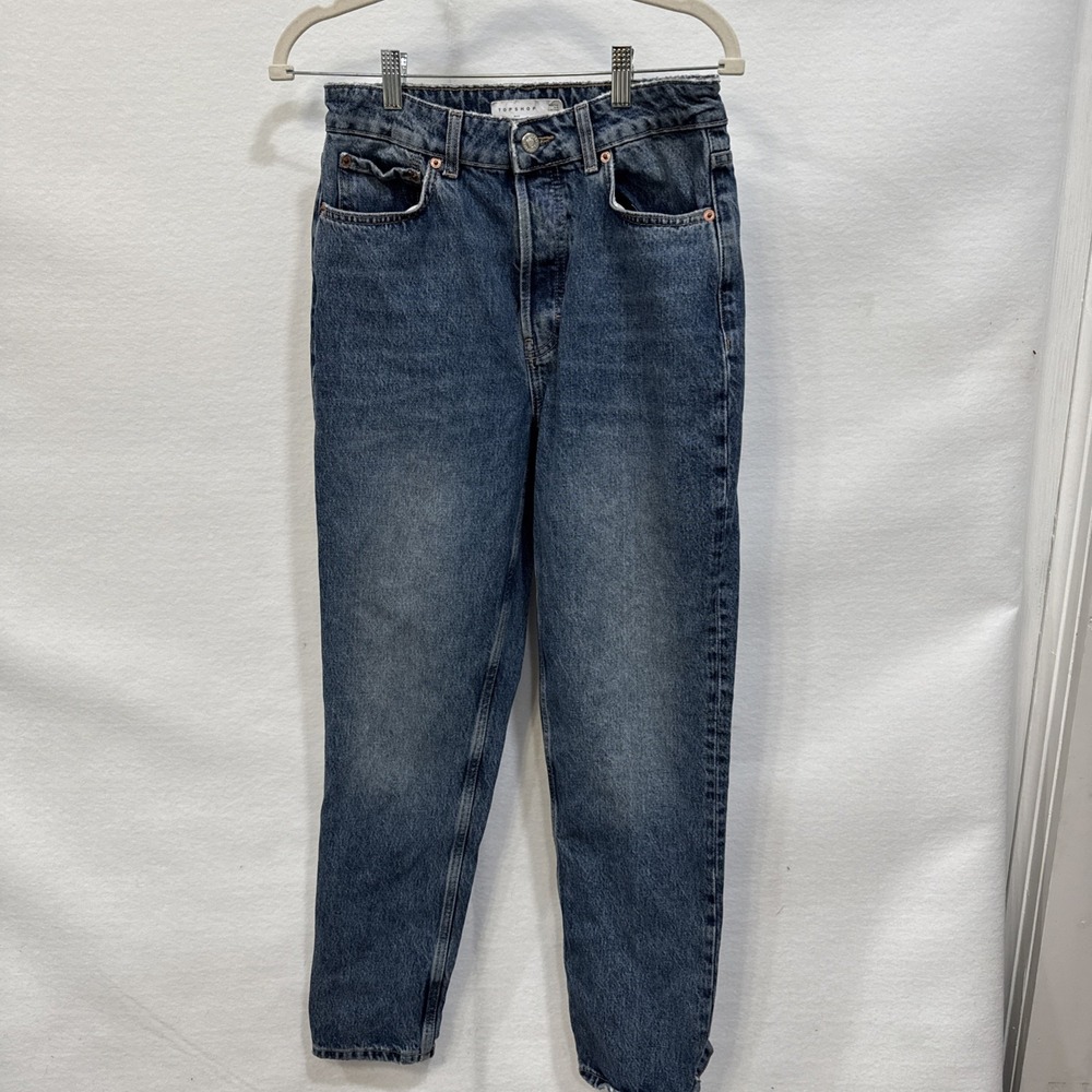 Topshop "Dad" Jeans Women's Size W28 L30 Relaxed Fit Button Fly